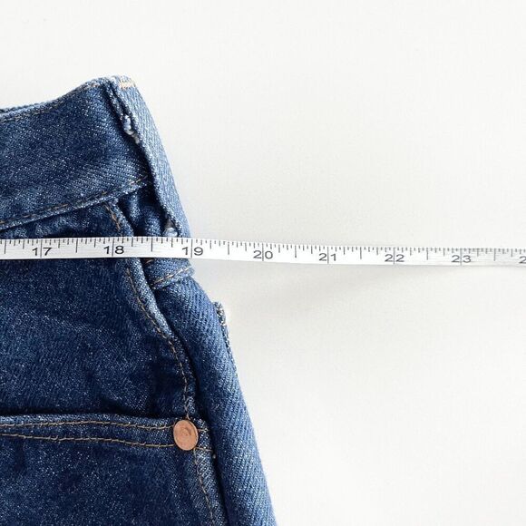 Wrangler Mens Five Pocket Mid-Rise Straight Leg Jeans Medium Wash Blue 40 Hemmed - Picture 7 of 9